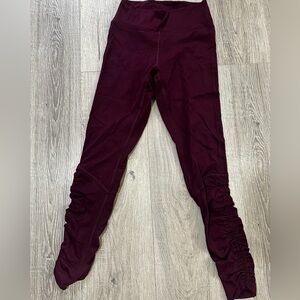 PINK Victoria's Secret Dark Red Leggings